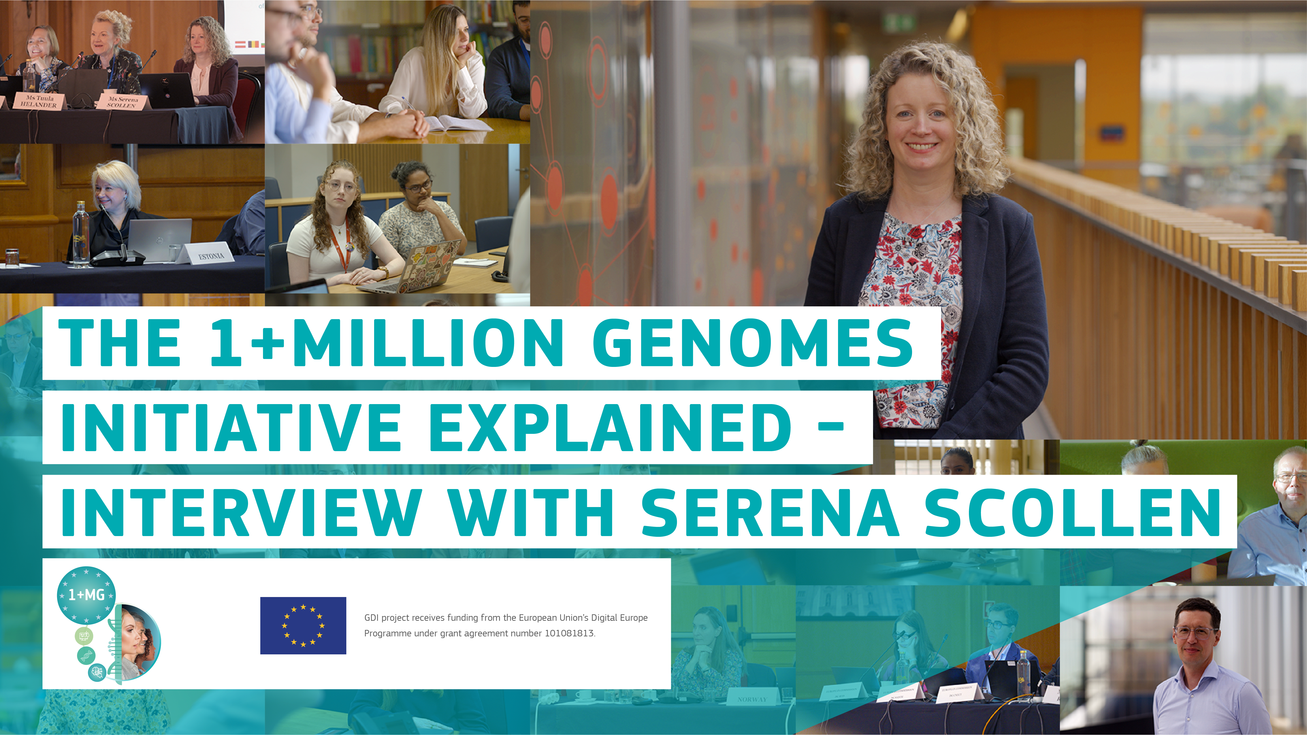 1+Million Genomes initiative explained - Interview with Serena Scollen